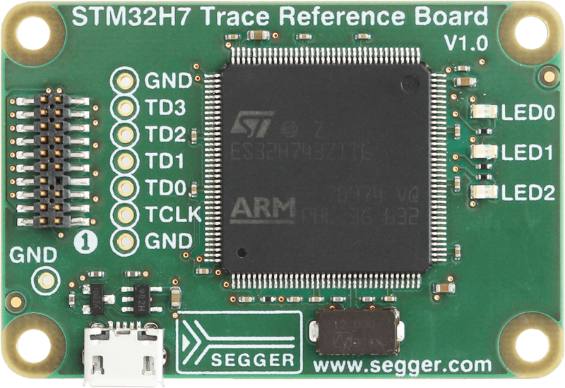 STM32H7 Trace Reference Board